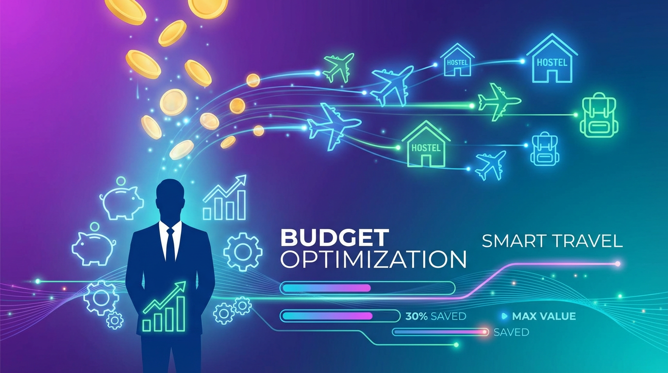 Budget travel planning visualization