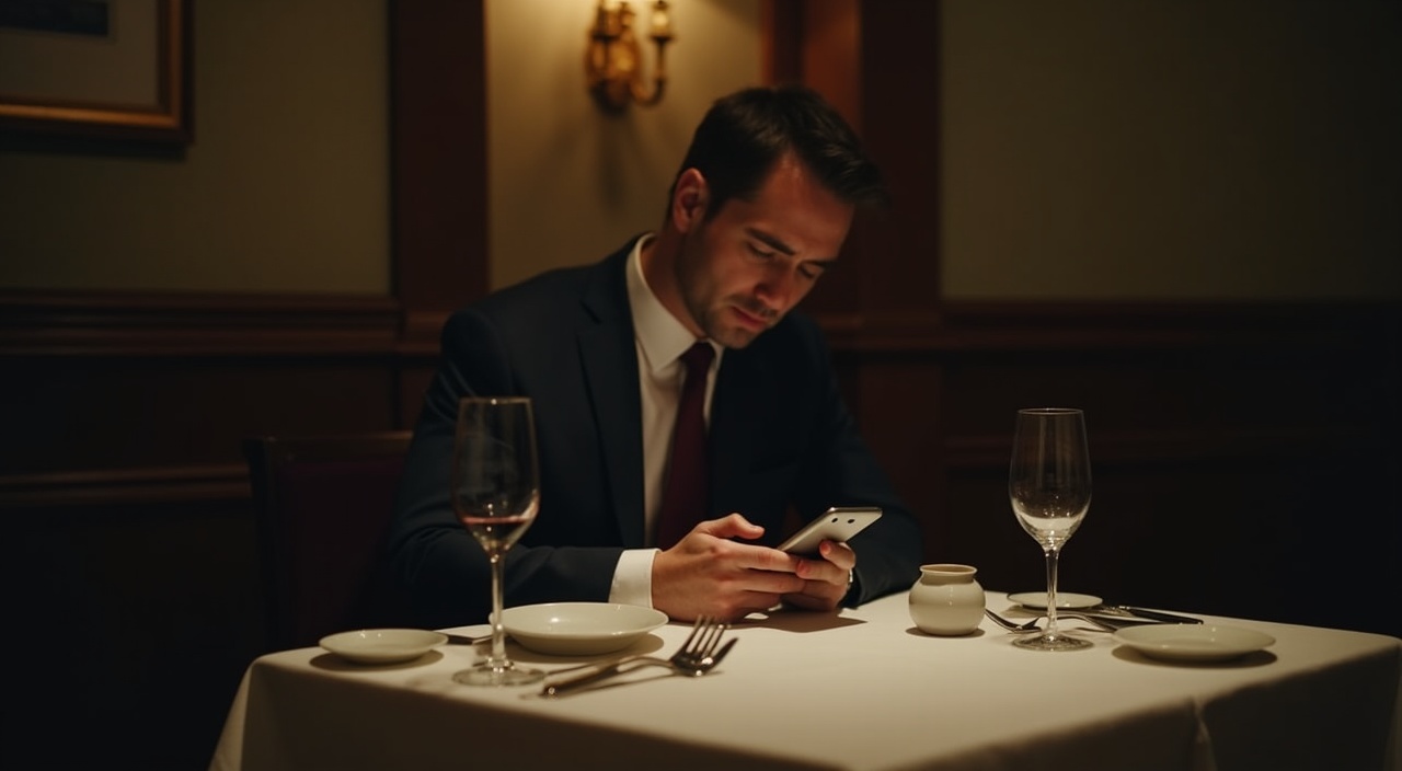 Man experiencing dating frustration