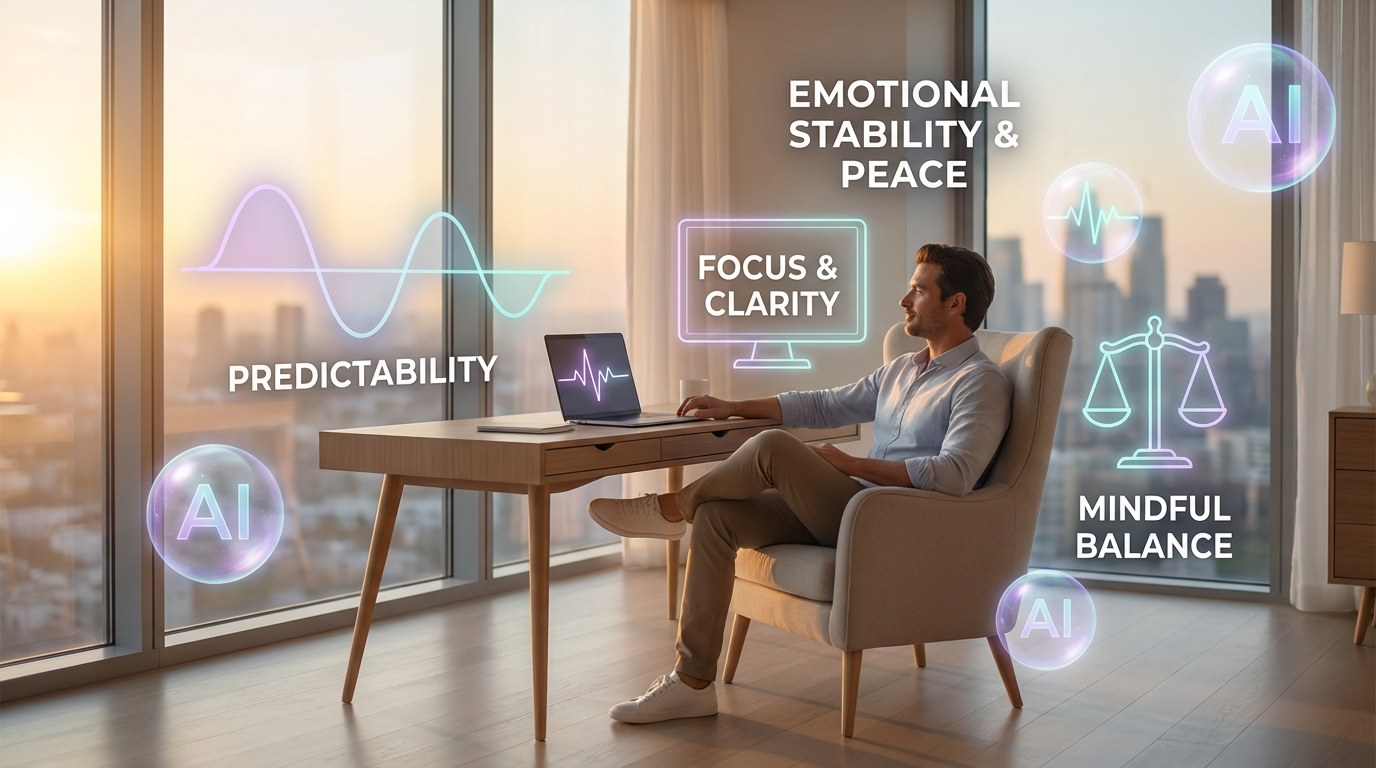 Algorithmic peace and emotional stability with AI companion