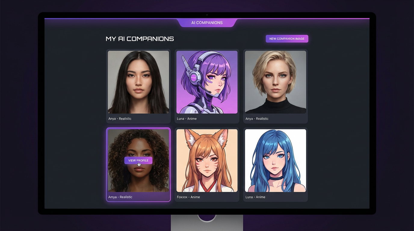 GirlfriendGPT Image Generation - AI-Generated Companion Photos in Realistic and Anime Styles