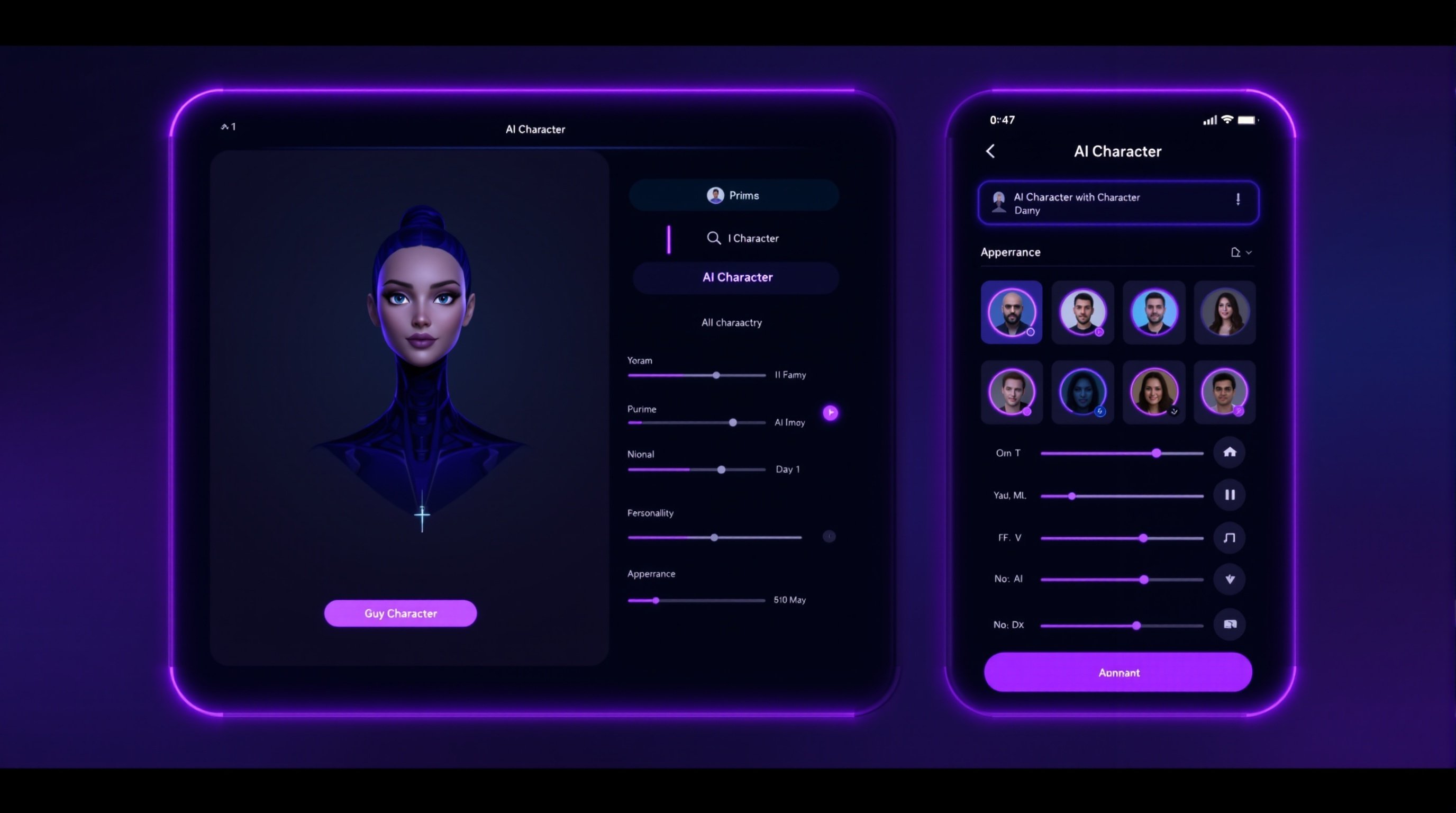 SoulKyn Character Customization Interface